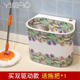 Million birds mop mop pool bathroom floor balcony household mop pool ceramic wash mop pool trough basin