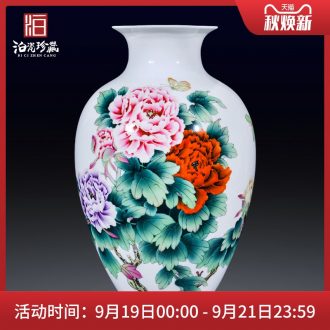 Jingdezhen ceramics hand-painted ceramic vases, flower arranging the sitting room the bedroom decorate new Chinese style wedding handicraft furnishing articles