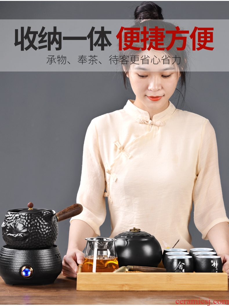 It still fang ceramic tea stove cooking the boiling pot of tea, the electric TaoLu home side pot suit black tea pu-erh tea