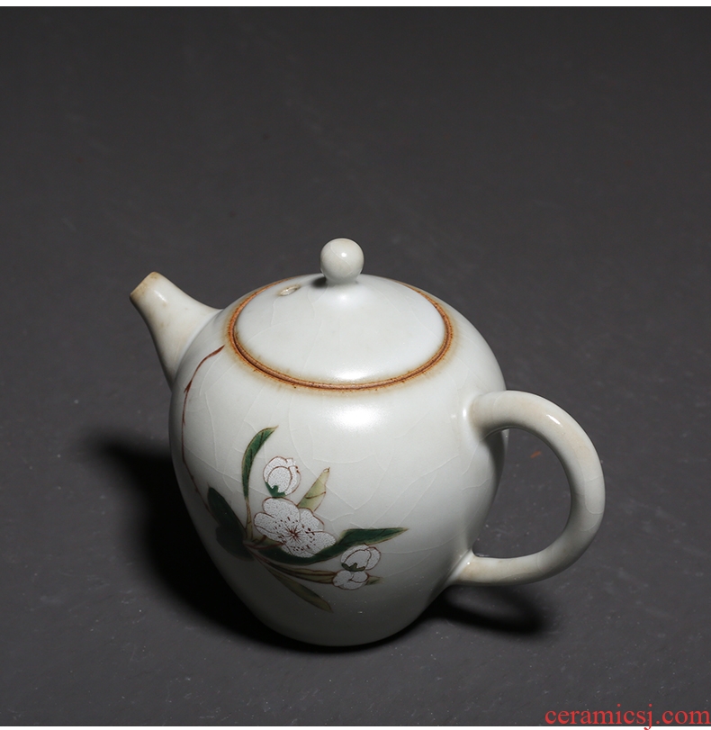 YanXiang fang your kiln archaize open piece of kung fu tea pot household single pot of ceramic tea teapot