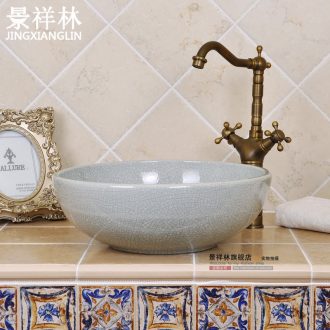 Lavatory art ceramic Europe type restoring ancient ways round contracted toilet stage basin basin sink basin on stage