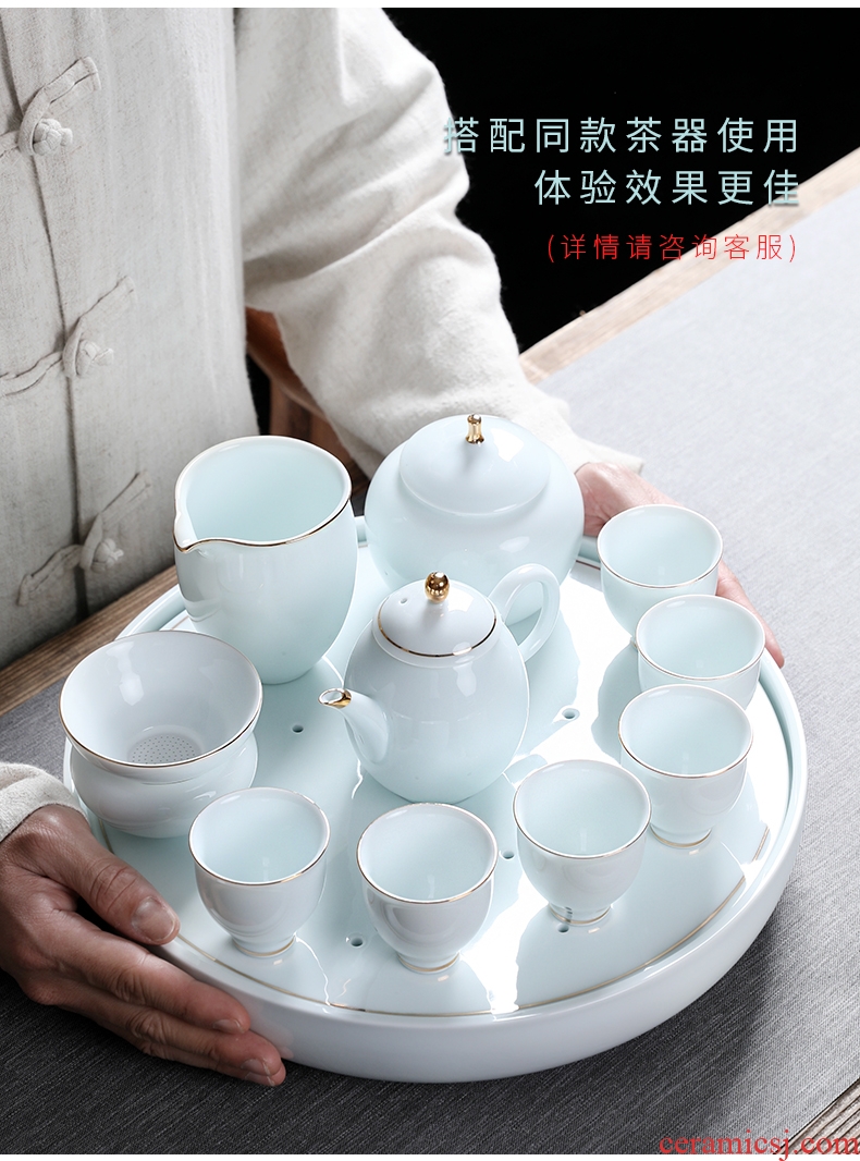 Imperial springs of contemporary and contracted fair ceramic cup white porcelain tea sea kung fu tea accessories and tea cup and cup points