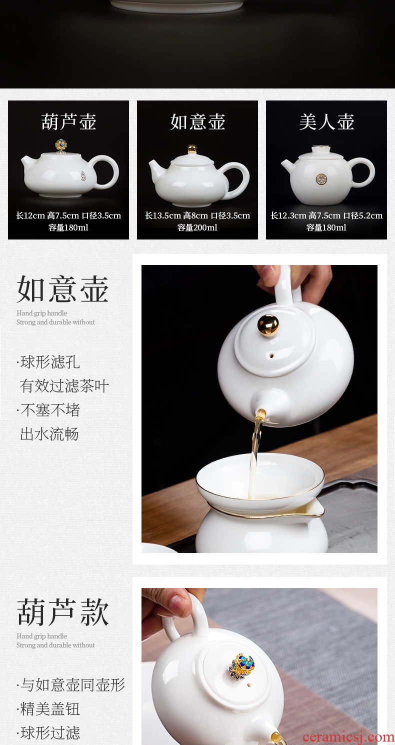 White porcelain ceramic cups sample tea cup masters cup single cup jingdezhen porcelain tea pot lid bowl just a cup of tea filter
