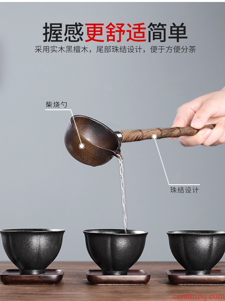 It still fang boiling tea ware ceramic electro-thermal TaoLu tea stove black pottery tea suit household black tea warm the teapot