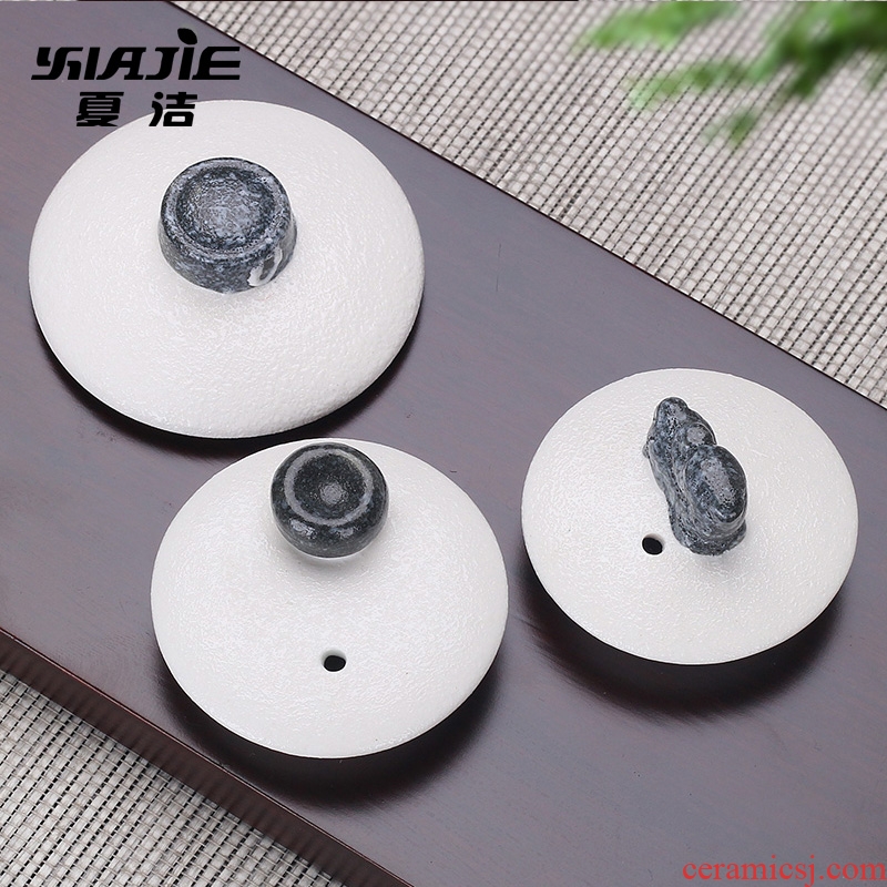 Four-walled yard with ceramic teapot lid cover parts with zero galate a small cap lid violet arenaceous your kiln celadon double