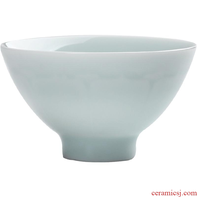 Drink to jingdezhen shadow celadon ceramic sample tea cup kung fu tea tea cups mat foundation bowl cups