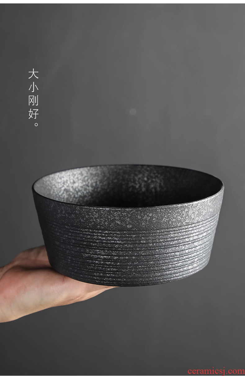Bo yiu Japanese hand wash cup household kung fu tea accessories dross barrels of ceramic tea to wash large water jar flower