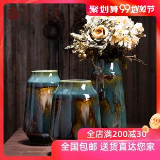 Restore ancient ways opportunely sitting room ceramic vase furnishing articles home ideas dried flowers flower arrangement home TV ark adornment ornament