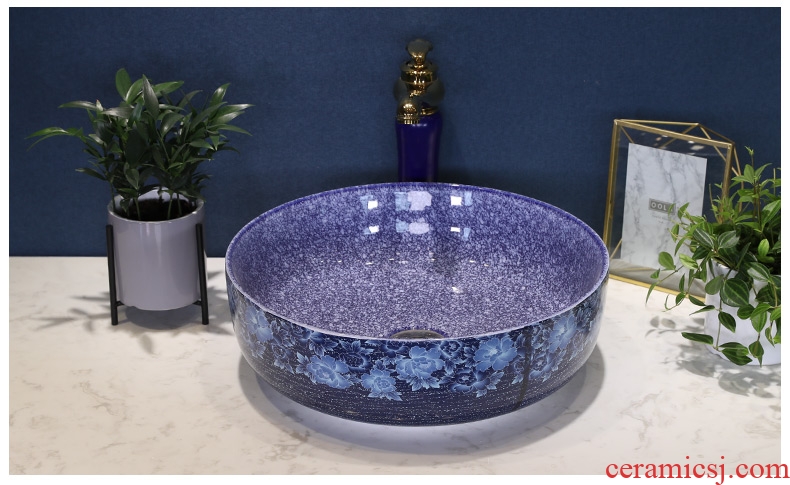 Koh larn, qi stage basin to continental basins single household bathroom sinks ceramic art basin of the basin that wash a face