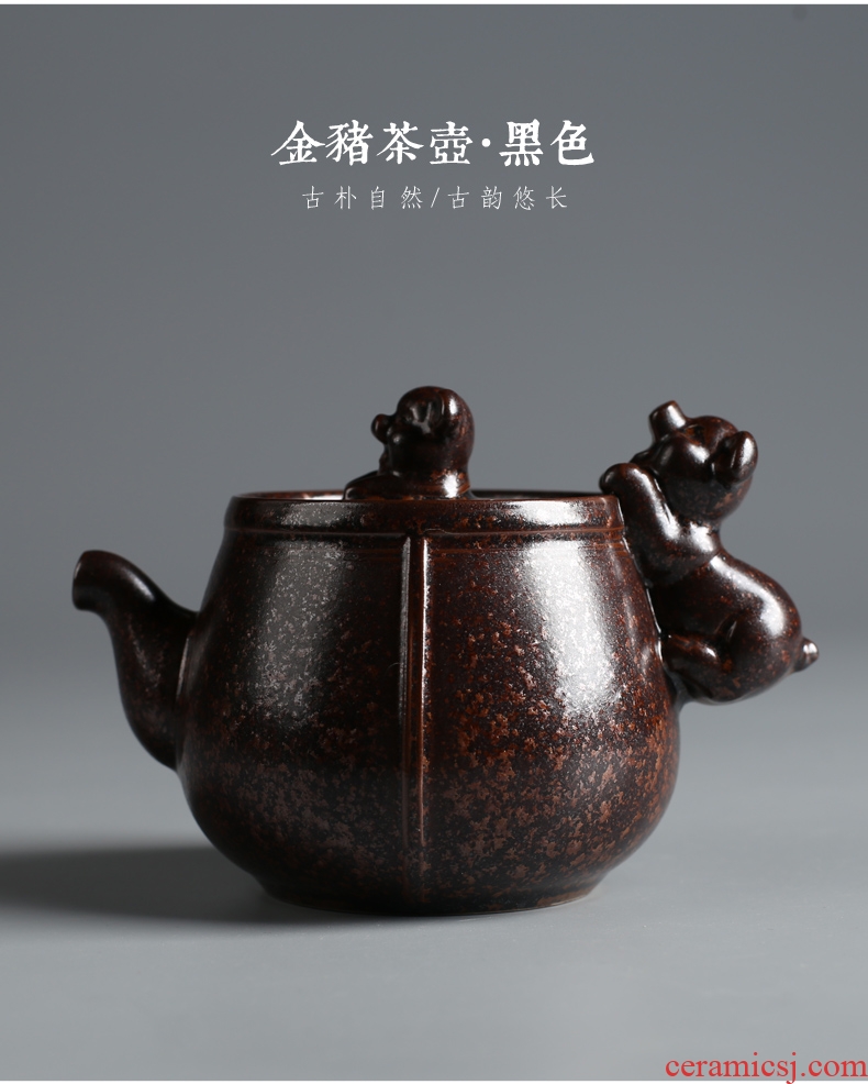 Are good source of filter teapot kung fu tea tea teapot Japanese ceramics coarse pottery home little teapot tea ceremony