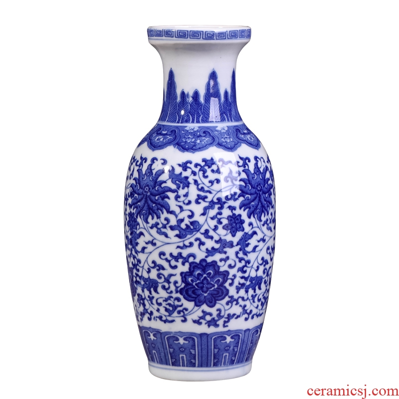 Jingdezhen ceramics vase archaize cordierite porcelain vase flower vase archaize do old vase decoration as furnishing articles