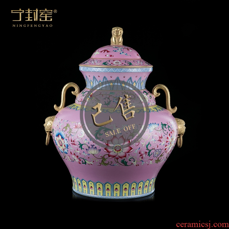 Better sealed kiln pure manual imitation qing qianlong items archaize ceramic furnishing articles 54 period 】 【