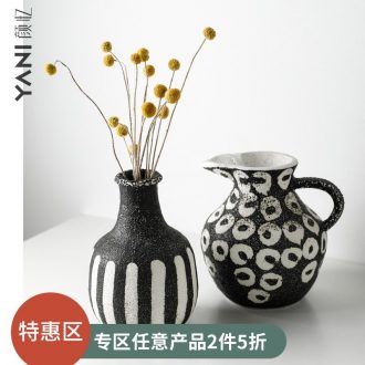 Ceramic vase restoring ancient ways furnishing articles flower arranging home sitting room between example Morocco pottery flower adornment Nordic