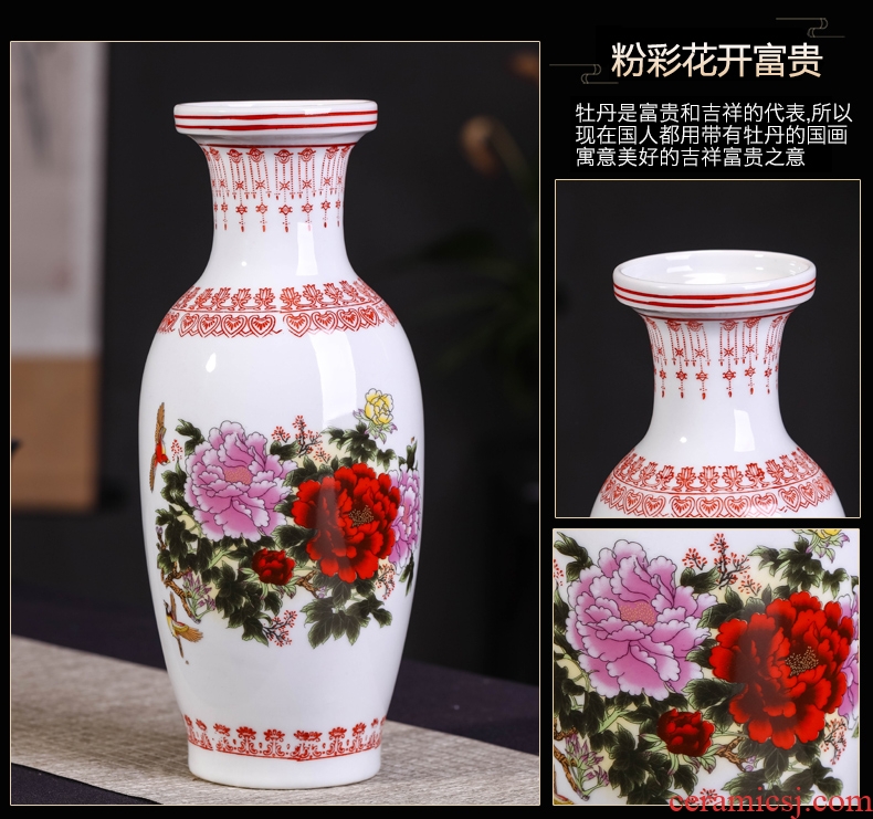 Jingdezhen ceramics vase archaize cordierite porcelain vase flower vase archaize do old vase decoration as furnishing articles