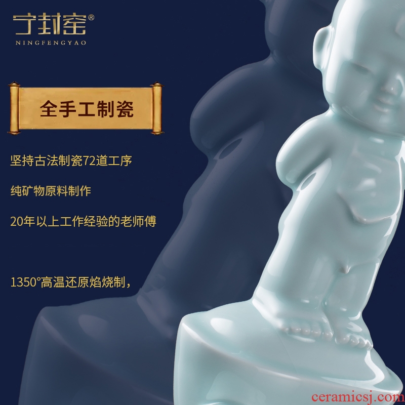 Better sealed kiln ceramic household act the role ofing is tasted furnishing articles the new Chinese style art good fortune the boy sitting room office decoration