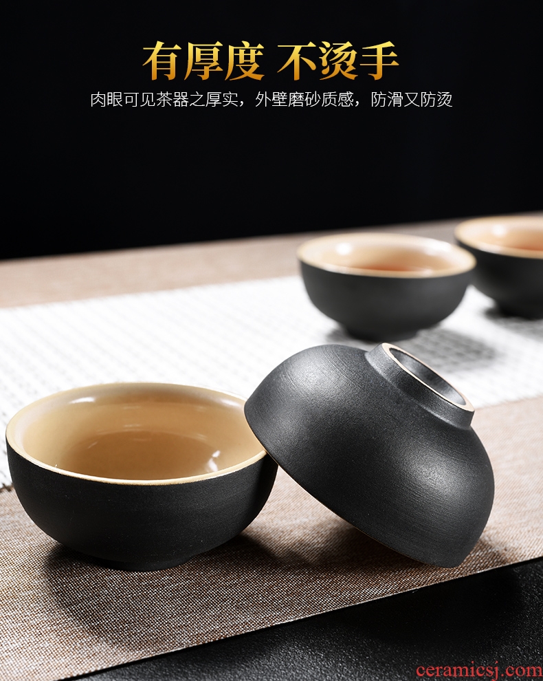 Household ancient ceramic porcelain god boiling kettle black and white pu 'er tea home points tea is the tea, the electric TaoLu suits