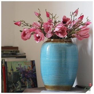 Household adornment art show contemporary and contracted jingdezhen ceramic vase Mediterranean furnishing articles sitting room vase