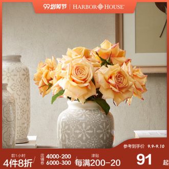 Harbor House insert American ceramic vase sitting room place dried flowers, bibury creative home decorations