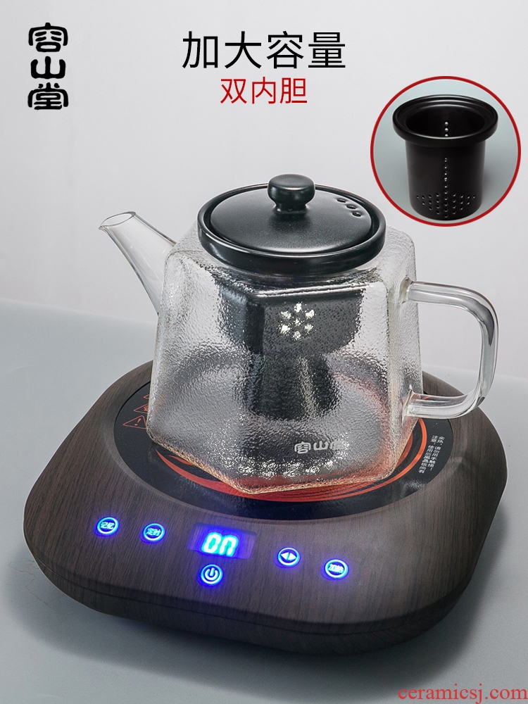 Ceramic glass tea steamer RongShan hall automatic electric TaoLu tea stove large steam boiling tea kettle tea sets