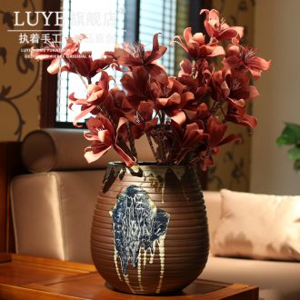 Jingdezhen pottery porcelain vase floral organ household of Chinese style be born creative ceramic pottery vases, flower arranging furnishing articles sitting room