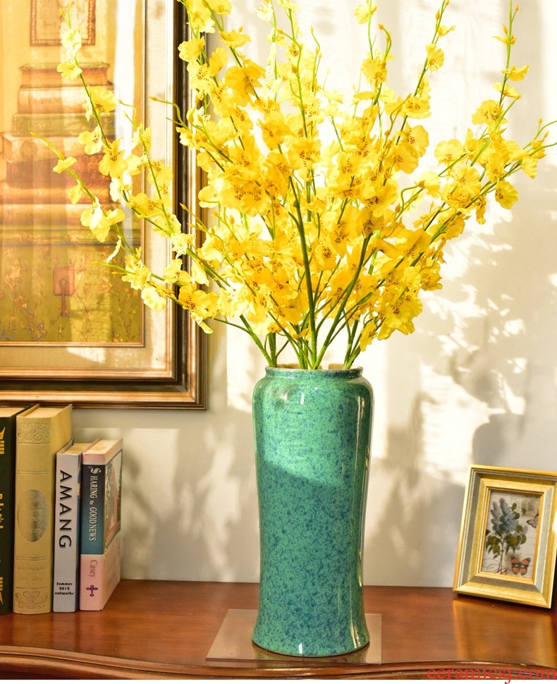 Murphy european-style handmade ceramic vase of large sitting room atmosphere simulation flower art hall home furnishing articles suit