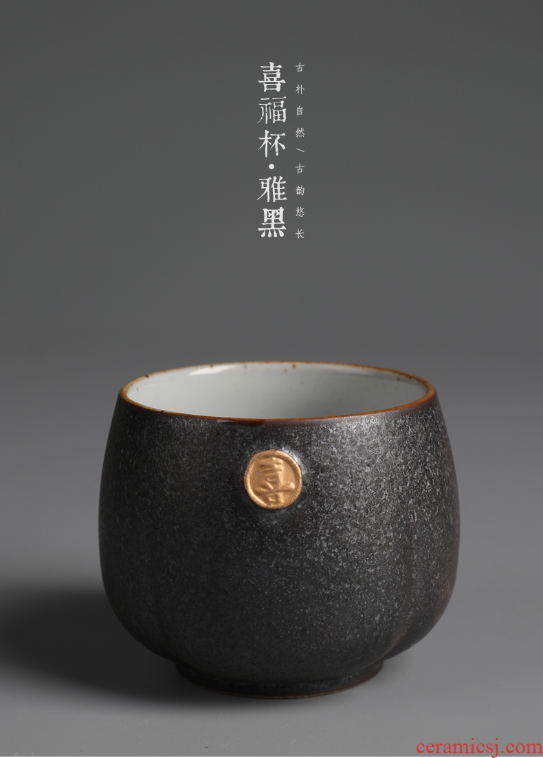 Are good source of ceramic coarse pottery master kung fu tea cup single cup sample tea cup set group gift boxes with wind restoring ancient ways