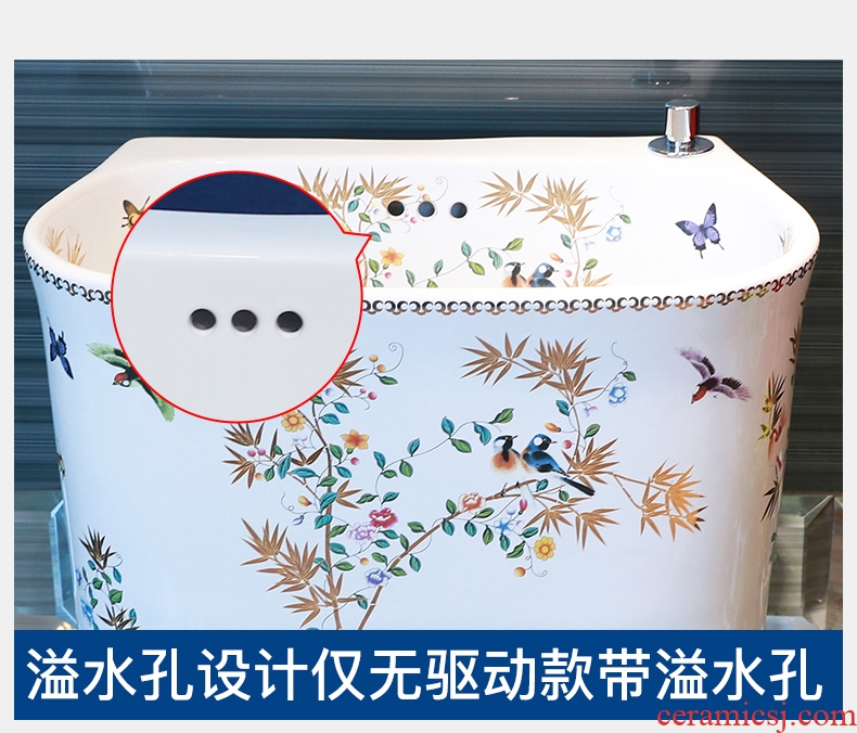 Million birds mop pool ceramic mop pool balcony household cleaning mop basin bathroom sink large toilet