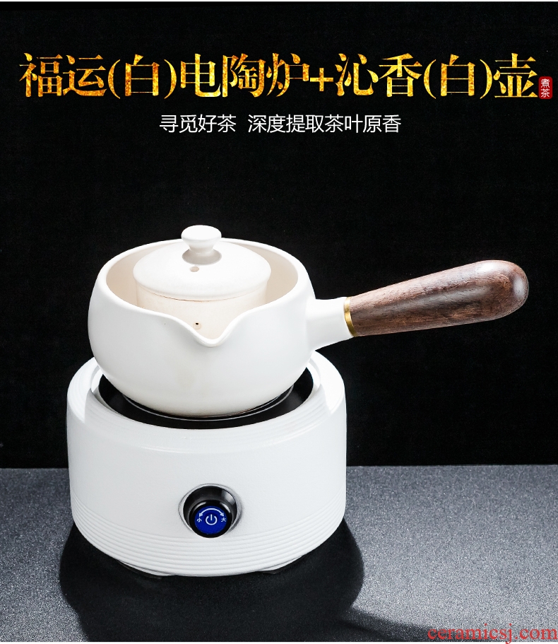 Bin, ceramic boiling tea ware black tea kettle side spend pot of Japanese teapot household electric heating electric TaoLu the teapot