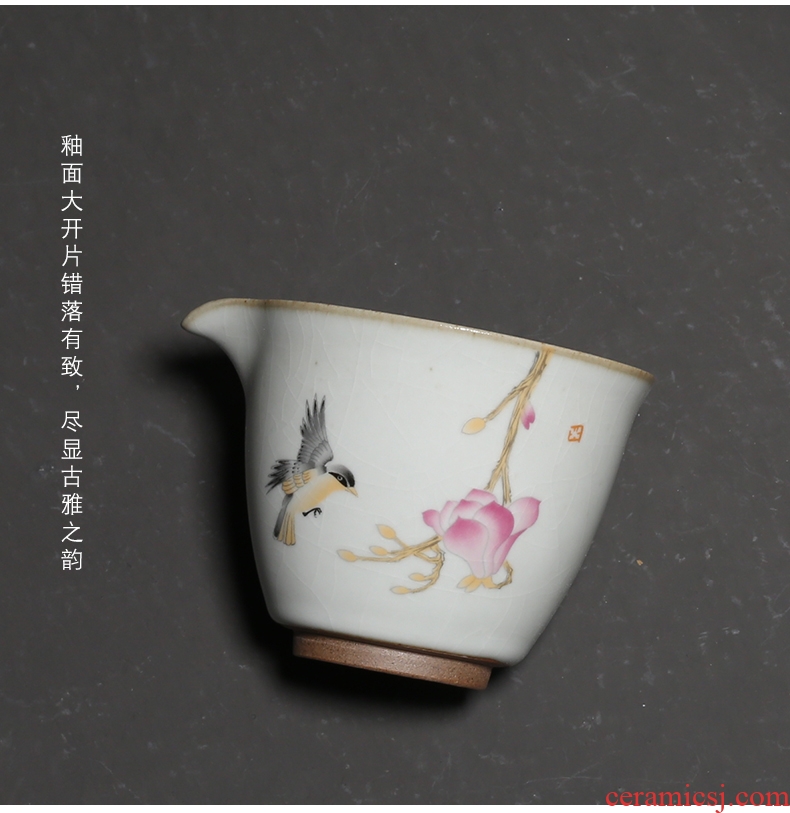 YanXiang lane which open the slice your kiln crack cup portable travel a pot of tea ceramics 2 cups of kung fu suit