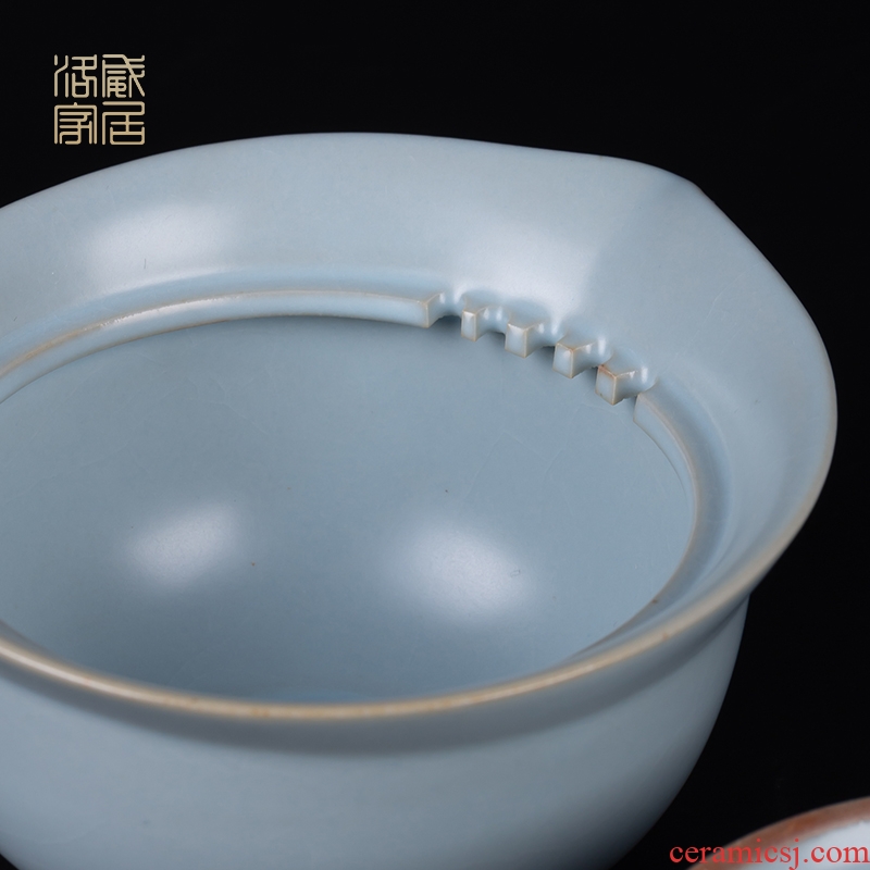 Your kiln crack cup a pot of 2 cup single portable travel hand grasp pot of jingdezhen ceramic kung fu tea set cup