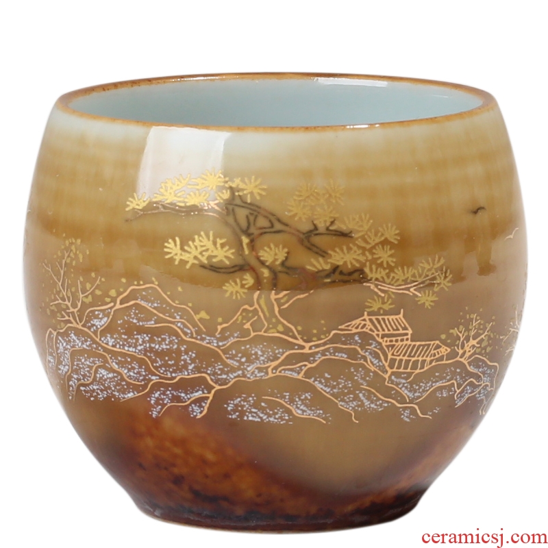YanXiang fang paint sample tea cup ceramic kung fu tea masters cup home tea cups