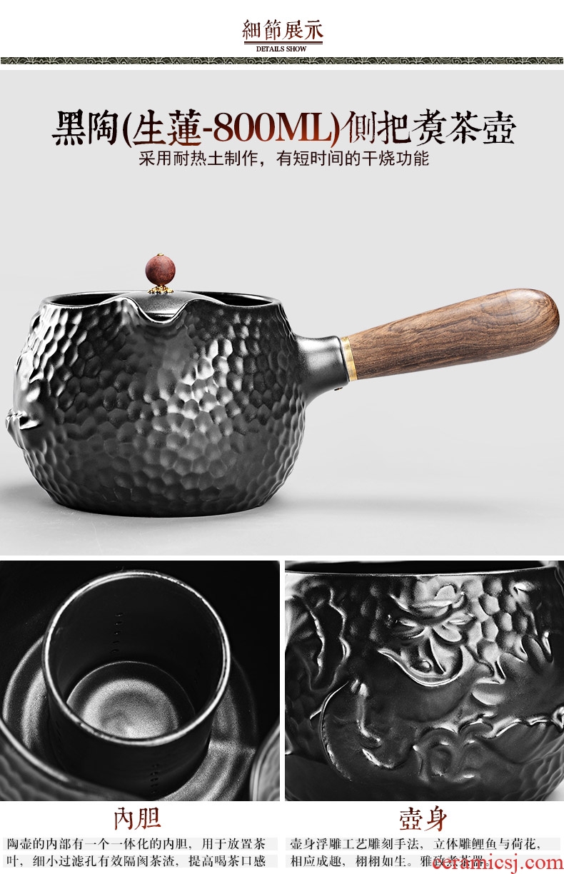 It still fang ceramic tea stove cooking the boiling pot of tea, the electric TaoLu home side pot suit black tea pu-erh tea