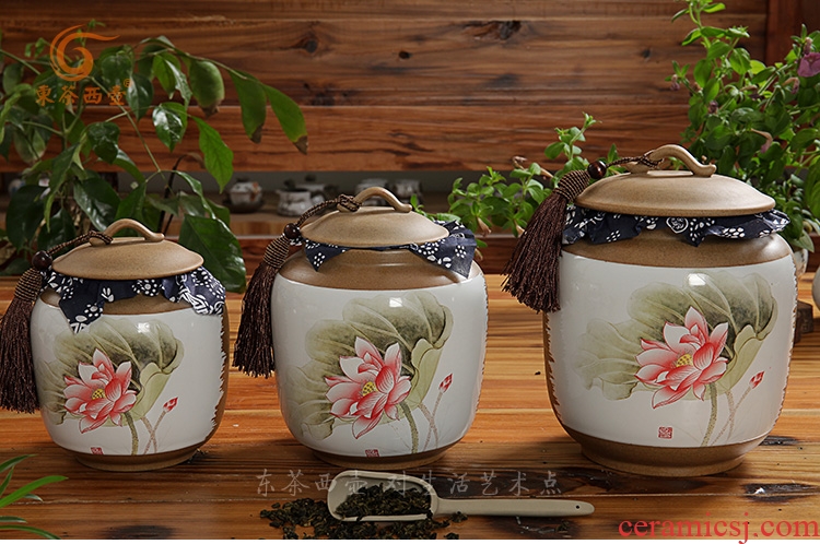 陶与瓷茶叶罐-如意罐茶叶罐(新品)