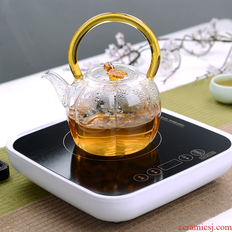 Jingdezhen electric TaoLu electric kettle boil tea ware thickening heat-resistant glass teapot flower pot pot