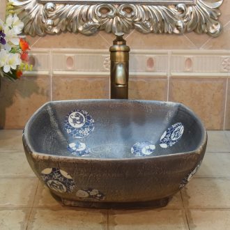JingYuXuan jingdezhen ceramic lavatory basin basin sink art stage four beasts POTS birdbath