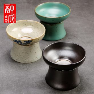 Coarse pottery) tea about ceramic tea strainer creative tea service parts stainless steel mesh tea tea strainer