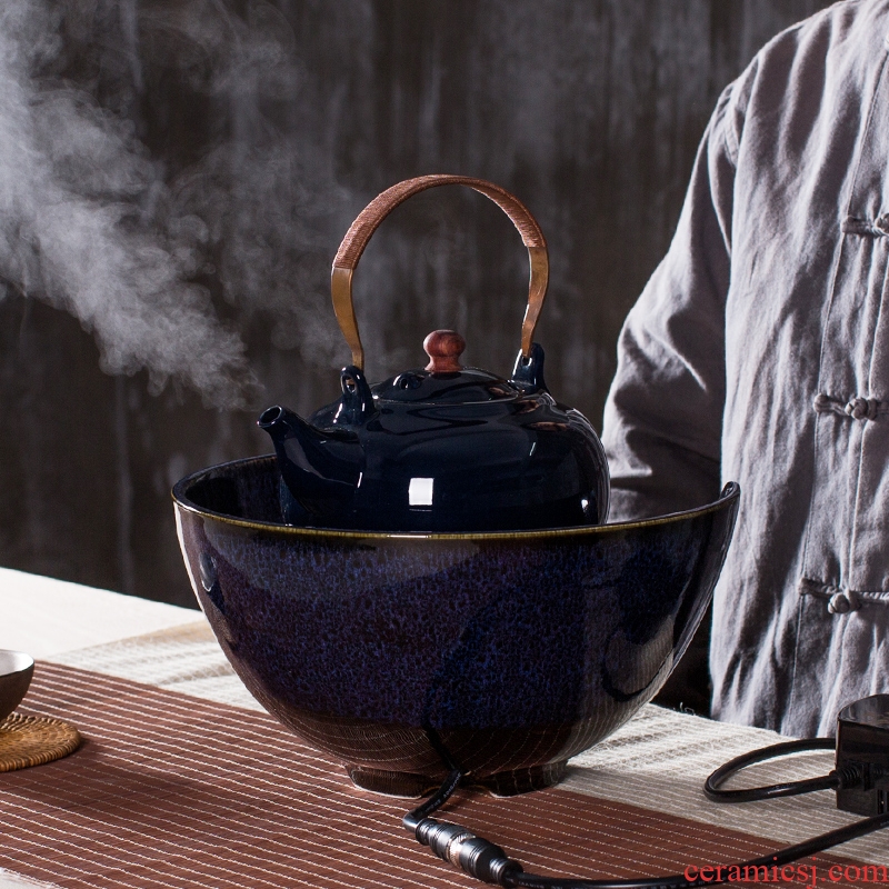 Bin, ceramic electric TaoLu the tea boiled tea, the electric heating boiling kettle household black tea tea stove tea set