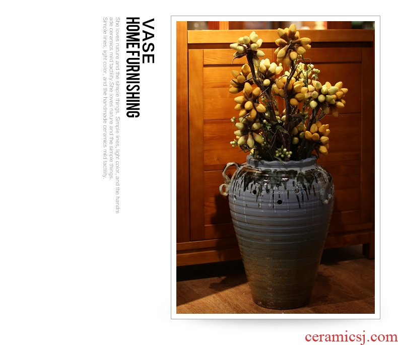 Simulation flower vase landed porcelain jingdezhen Chinese pottery household act the role ofing is tasted the sitting room decorate creative bottle furnishing articles
