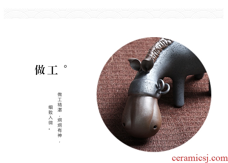 Chen xiang personality back incense back present donkey fair creative home furnishing articles the censer ceramic arts and crafts