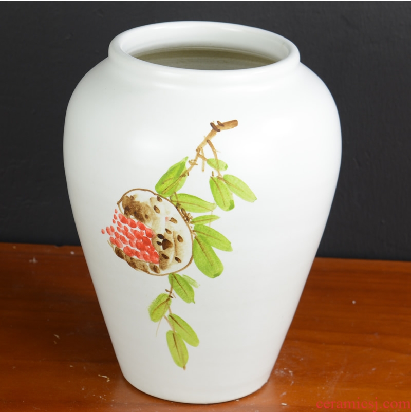 Jingdezhen ceramic vases, new Chinese style furnishing articles dried flowers flower arrangement contemporary and contracted sitting room decoration home decoration