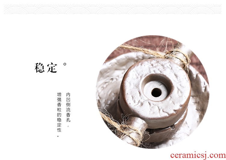 Chen xiang personality back incense back present donkey fair creative home furnishing articles the censer ceramic arts and crafts