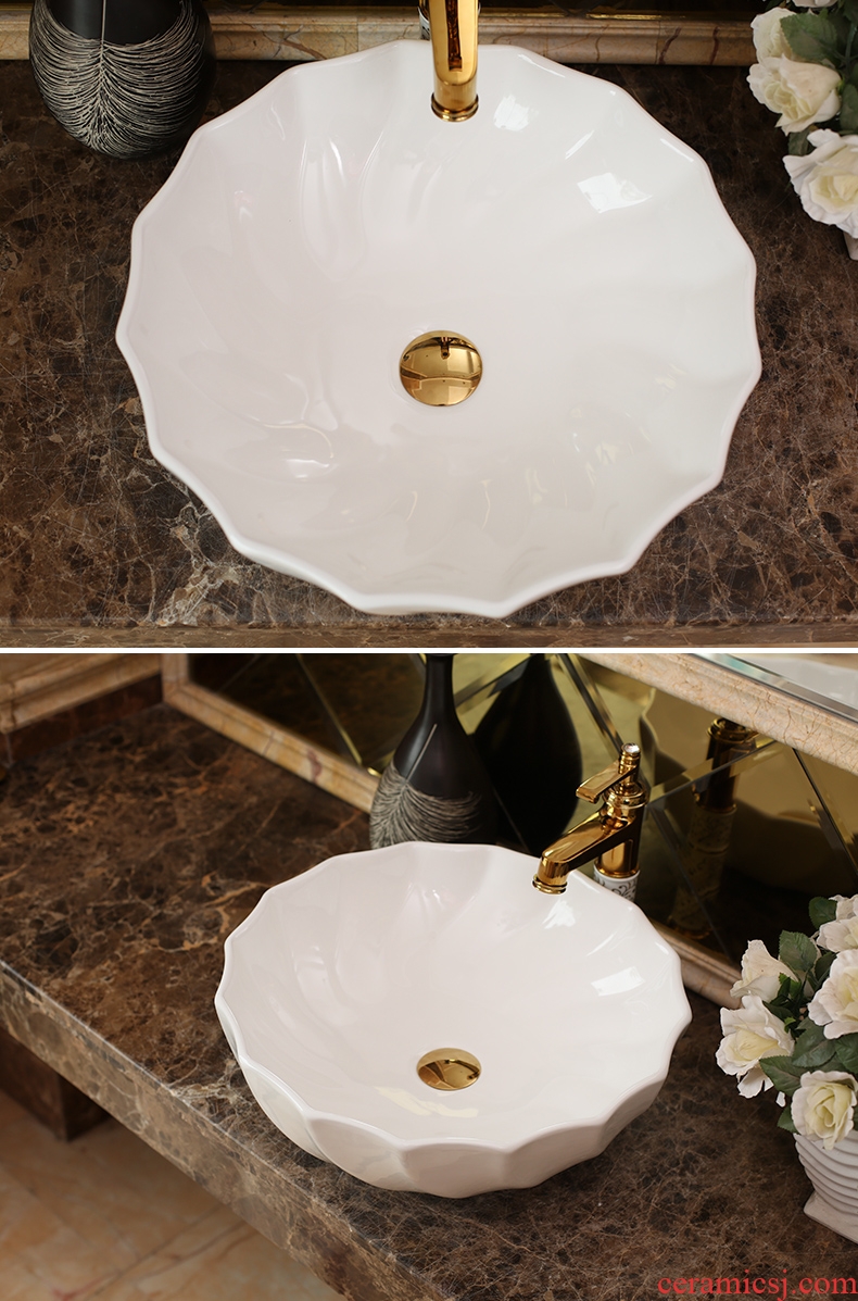 Rain izumidai basin sink ceramic lavatory circle on art basin bathroom modern simplicity of the basin that wash a face