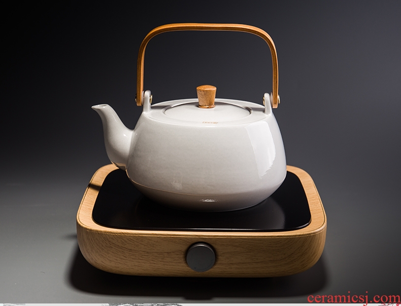 RongShan hall be precious little time three electric TaoLu boiled tea, tea stove teapot ceramic kettle household kung fu tea set size