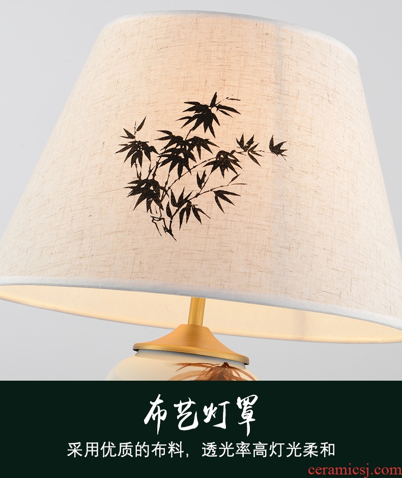 Ceramic new Chinese style table sitting room adornment of bedroom the head of a bed the creative romance classical archaize contracted wind in China