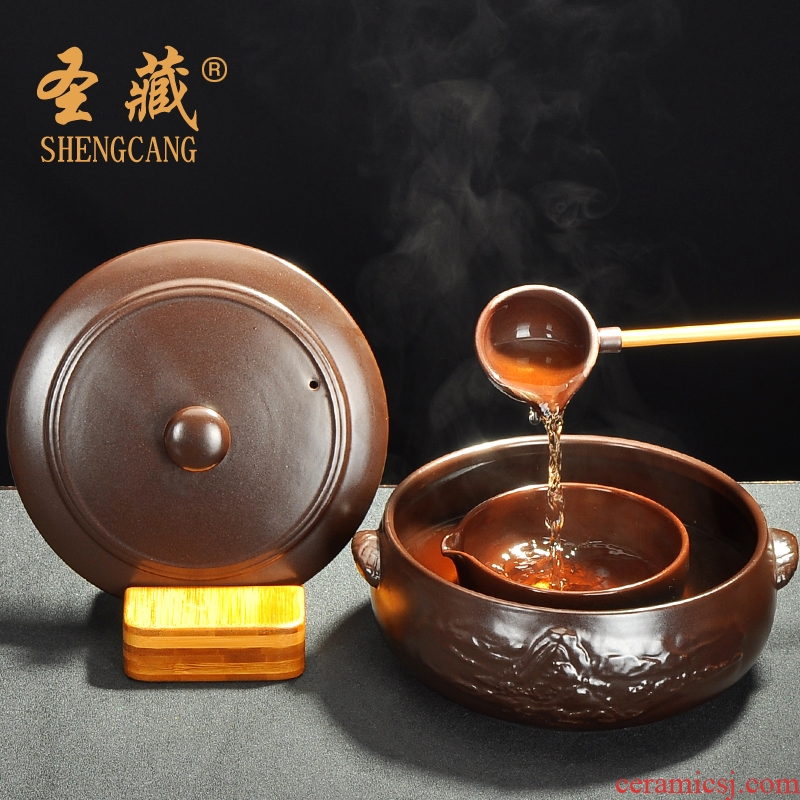 St Tibetan tea boiled tea exchanger with the ceramics points bowl black tea pu-erh tea dry bubble bowl of Japanese electric power TaoLu kung fu tea stove