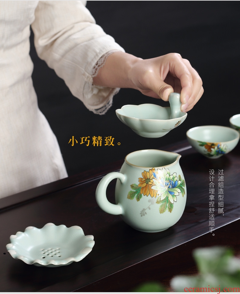 Your kiln in tang dynasty ceramics) kung fu tea set your porcelain filter network frame a brew tea strainer dou Japanese
