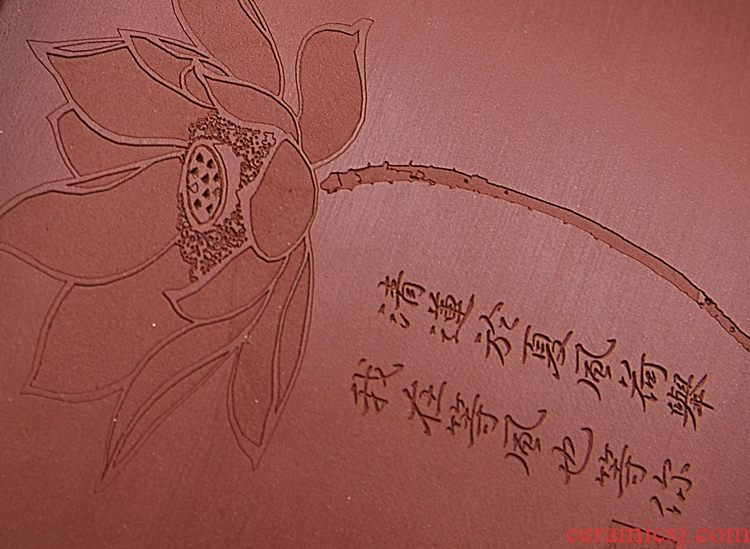 Hong bo acura violet arenaceous caddy to large-sized ceramic POTS of pu 'er tea box seal POTS custom logo