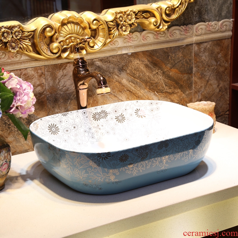 JingWei ceramic stage basin lavatory toilet stage basin washing basin art basin sink sink