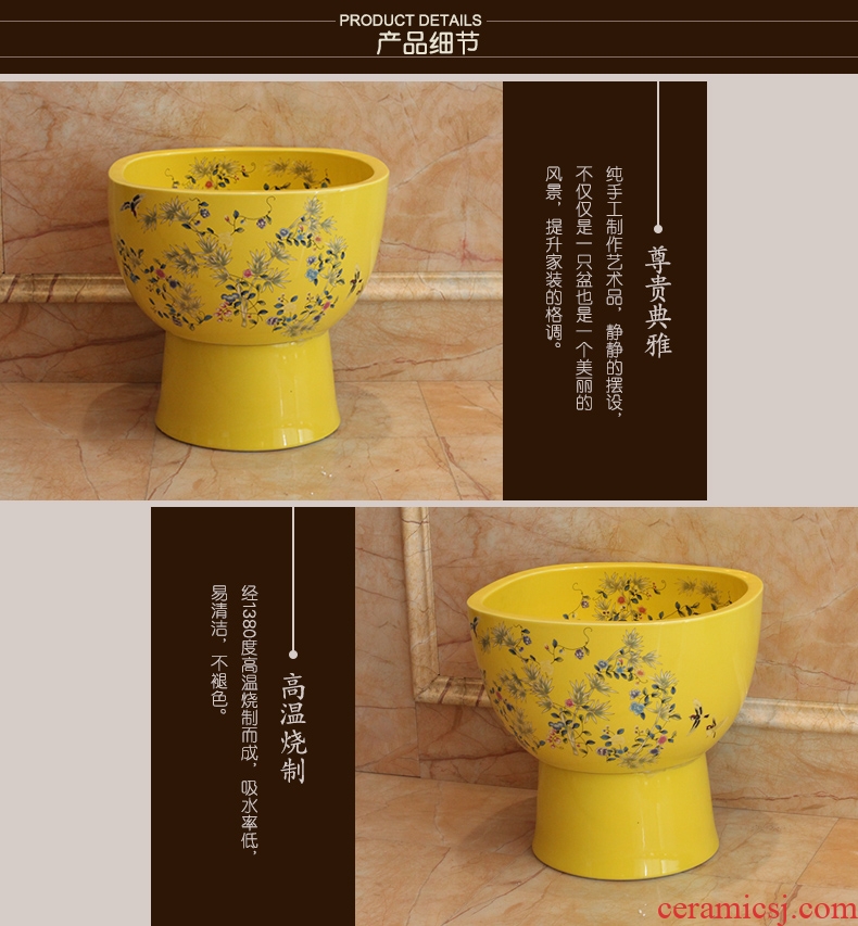 Mop pool balcony mop pool of modern ceramic art basin of mop mop pool toilet bathroom mop pool