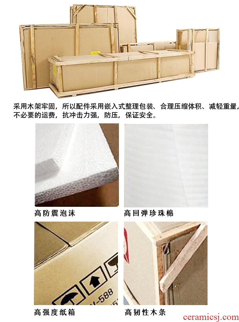 On the ceramic basin rounded personality modern household hotel toilet stage basin art creative American wash basin